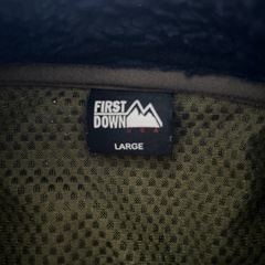FIRST DOWN ボアフリースジャケットの画像