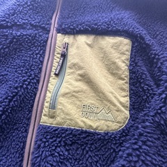 FIRST DOWN ボアフリースジャケットの画像