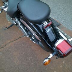 NO.5517　ドラッグスター２５０（ＶＧ０２Ｊ）　空冷Ｖツイン２５０ｃｃ　アメリカン　ブラック　☆彡の画像