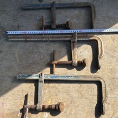 L型クランプ３点セットの画像