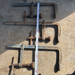 L型クランプ３点セットの画像