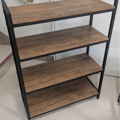 PCデスク　棚　ラック　椅子　3点セット　美品の画像