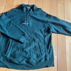 チャンピオン ハーフジップ 裏起毛の画像