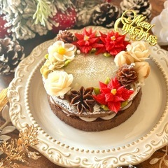 クリスマスケーキレッスンの画像