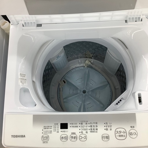 TOSHIBAの全自動洗濯機のご紹介です