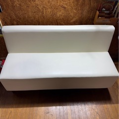 J2915 ベンチソファ　美品　レザー　ロビーソファー　在庫2個　ソファーの画像