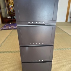 4段ボックス収納の画像