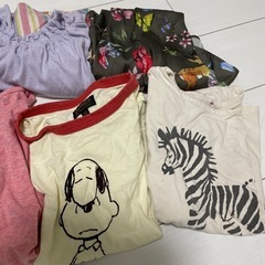 女の子夏物　130-140半袖6枚ワンピチュニック6枚の画像