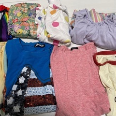 女の子夏物　130-140半袖6枚ワンピチュニック6枚の画像