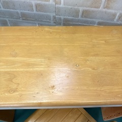 木製　デスクチェアセット　勉強机　子供用の画像