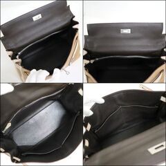 NR43　hm09870tm【HERMES】ケリー35　内縫い　トリヨンクレマンス　□G刻印の画像