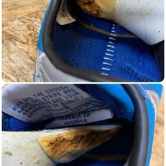 a(7630) ナイキ Nike '80 マッハランナー 23cm 靴 デッドストック 箱無し ビンテージ ロードランナー シューズ インナーソール難あり 青の画像