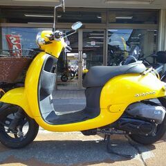 NO.5523　ジョルノ （ＧＩＯＲＮＯ）４サイクルエンジン　フューエルインジェクション　前カゴ付き　イエロー　☆彡の画像