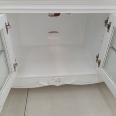 ★リユースのサカイ日立店★HJ8160  TV台 ホワイト H56.5×D40×W120 クリーニング済み の画像