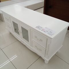★リユースのサカイ日立店★HJ8160  TV台 ホワイト H56.5×D40×W120 クリーニング済み の画像