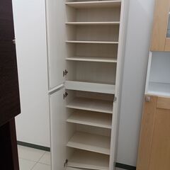 ★リユースのサカイ日立店★HJ8161  シューズBOX ライトベージュ H185.5×D35×W50.5 クリーニング済み の画像