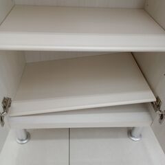 ★リユースのサカイ日立店★HJ8161  シューズBOX ライトベージュ H185.5×D35×W50.5 クリーニング済み の画像