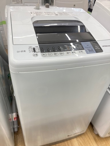【トレファク高槻店】安心の6ヶ月間保証！取りに来られる方限定！HITACHI（日立）の全自動洗濯機のご紹介です！