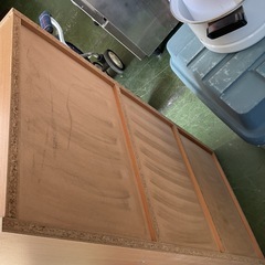 カラーボックス　ライトブラウン　中古の画像