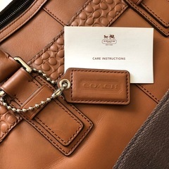 美品 & 上質Coachコーチ＃レザー、ビジネストートバッグの画像