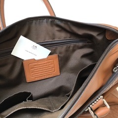 美品 & 上質Coachコーチ＃レザー、ビジネストートバッグの画像