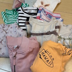 【11着】女の子保育園着　長袖　90サイズ　　の画像