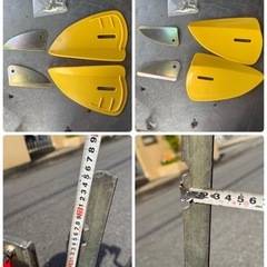 New イエロー培土器　培土機　培土器　管理機　耕運機　畝　畝立て　土寄せ　尾輪　農機具　アタッチメント　パーツ　部品の画像