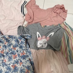 女の子夏物サイズ120くらい　半袖とワンピース13枚の画像