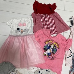 女の子夏物サイズ120くらい　半袖とワンピース13枚の画像