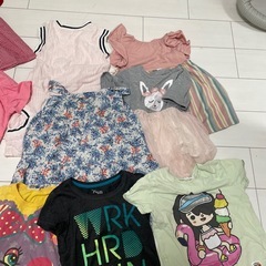 女の子夏物サイズ120くらい　半袖とワンピース13枚の画像