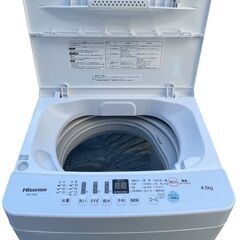 美品 HISENSE ハイセンス 洗濯機 HW-T45D 4.5kg 2021年の画像