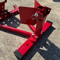 バイクスタンド フロントホイールクランプ バイクチョックの画像