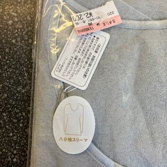 M2510-438 TENMAYA Airmerry 8分袖スリーマ グレー Mサイズ 未使用品の画像