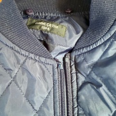 コムサ　薄手ダウン150cm ネイビーの画像