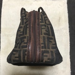 正規品 ヴィンテージ フェンディ ズッカ柄 ボストンバッグ ブラウンの画像