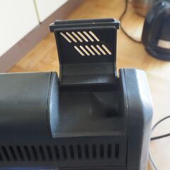 スチームファンヒーター、レトロ、暖房器具、トイレや足元にの画像