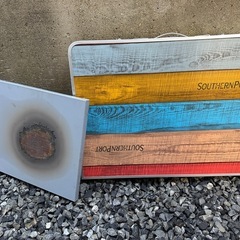 コーナン　アウトドアテーブル　キャンプテーブル　バーベキューテーブルの画像