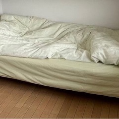 「無印良品 シングルべベッドの画像