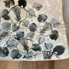 九谷焼　角皿とコップ2個のセットの画像