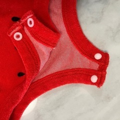 ベビー服　スイカロンパース80サイズの画像