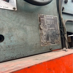 格安　早勝　シャーリングマシン　鉄板切断希望の画像