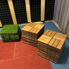 フロアウッドデッキ&人工芝の画像