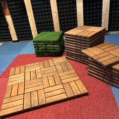 フロアウッドデッキ&人工芝の画像