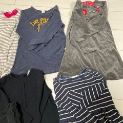 サイズ110-120位　女の子長袖11枚長袖ワンピ12枚の画像