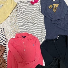 サイズ110-120位　女の子長袖11枚長袖ワンピ12枚の画像