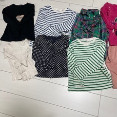 サイズ110-120位　女の子長袖11枚長袖ワンピ12枚の画像