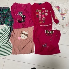 サイズ110-120位　女の子長袖11枚長袖ワンピ12枚の画像