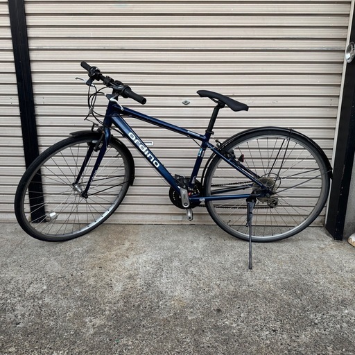 【整備済車】ブリヂストンマウンテン自転車 27インチ　3×7変速　クロスバイク　自転車　通勤通学