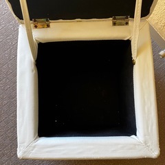 オットマン 足置き 収納チェアー 椅子 イス いす 収納付き 蓋 収納ボックス 正方形 ボックス収納 収納スツール フタ付き ボックス椅子  玄関 合皮 おもちゃ箱
の画像