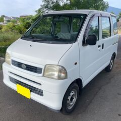 ハイゼットバン軽バンAT車検付き無敵の４WD　エアコンパワステ車中泊　雪山登山　キャンピングの画像